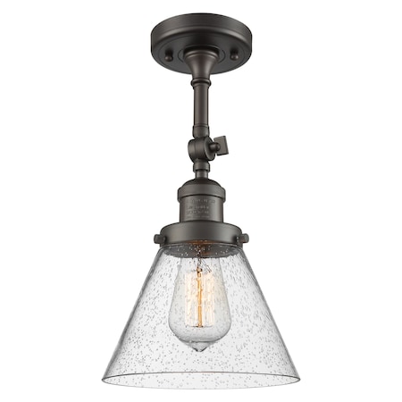 Innovations Lighting Glass Semi-Flush 201F-OB-G44